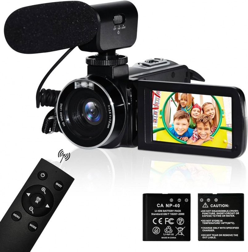 Csspew K MP Video Camera Camcorder with Microphone, X Digital