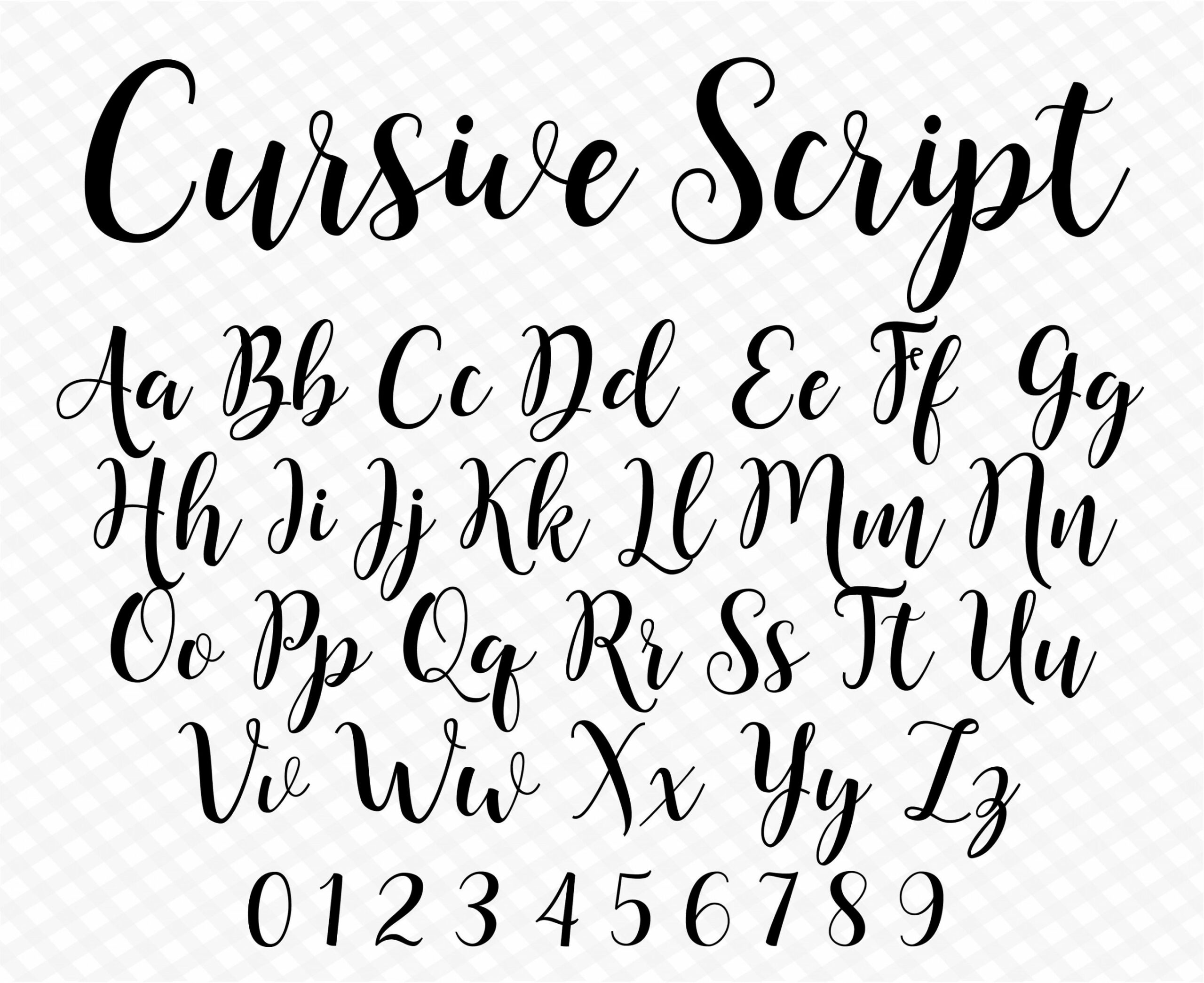 Cursive Schrift Samantha Schrift Hochzeit Schrift Cursive Letters Font  Invite Font Cursive Writting Font Cirsive Font Style Kalligraphie Schrift