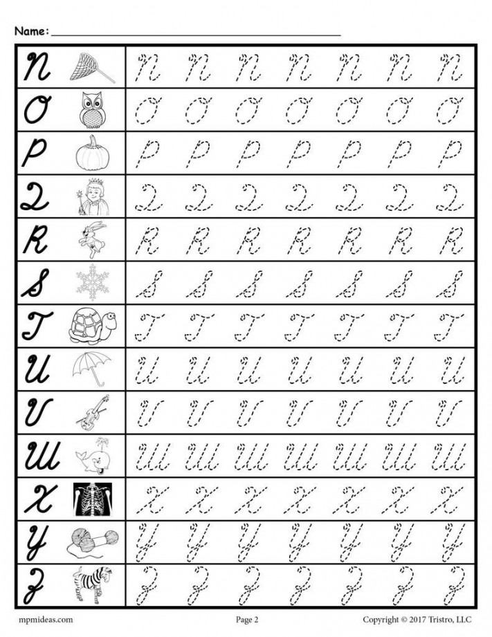 Cursive Uppercase Letter Tracing Worksheets!  Cursive writing