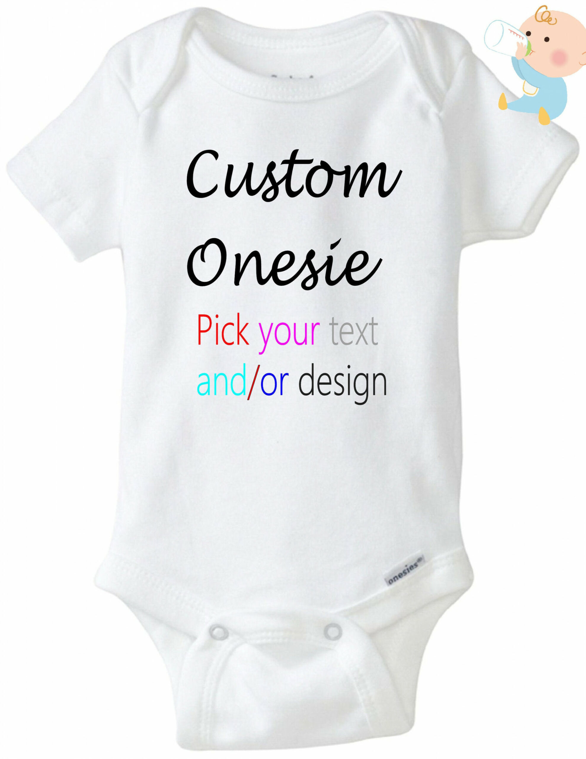 Custom Baby Onesie® Customize your Personalized Onesie® - Etsy