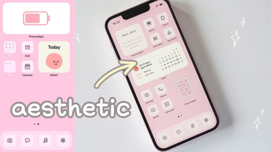 Customize Your iPhone • (Pink Aesthetic) 🎀 IOS • Best Widgets 💗