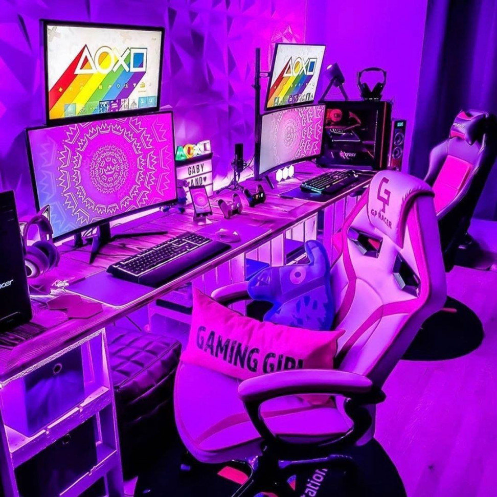 Desk Setups on Instagram: “Awesome couple gamer setup