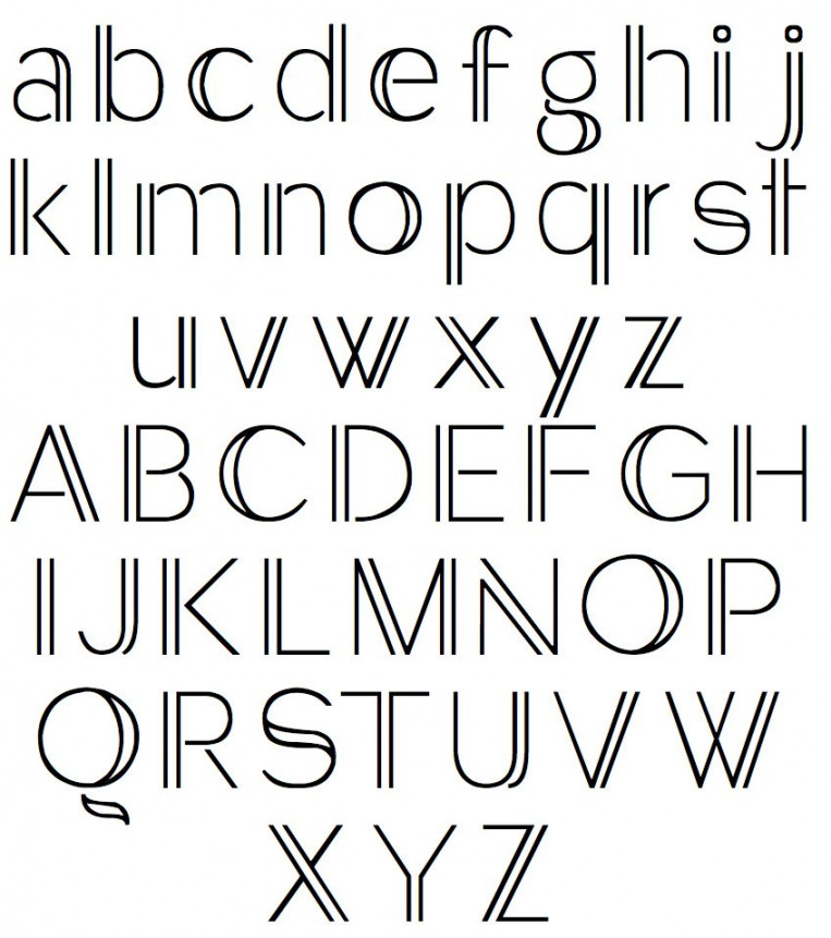 easy hand lettering alphabet Archives   Typography alphabet