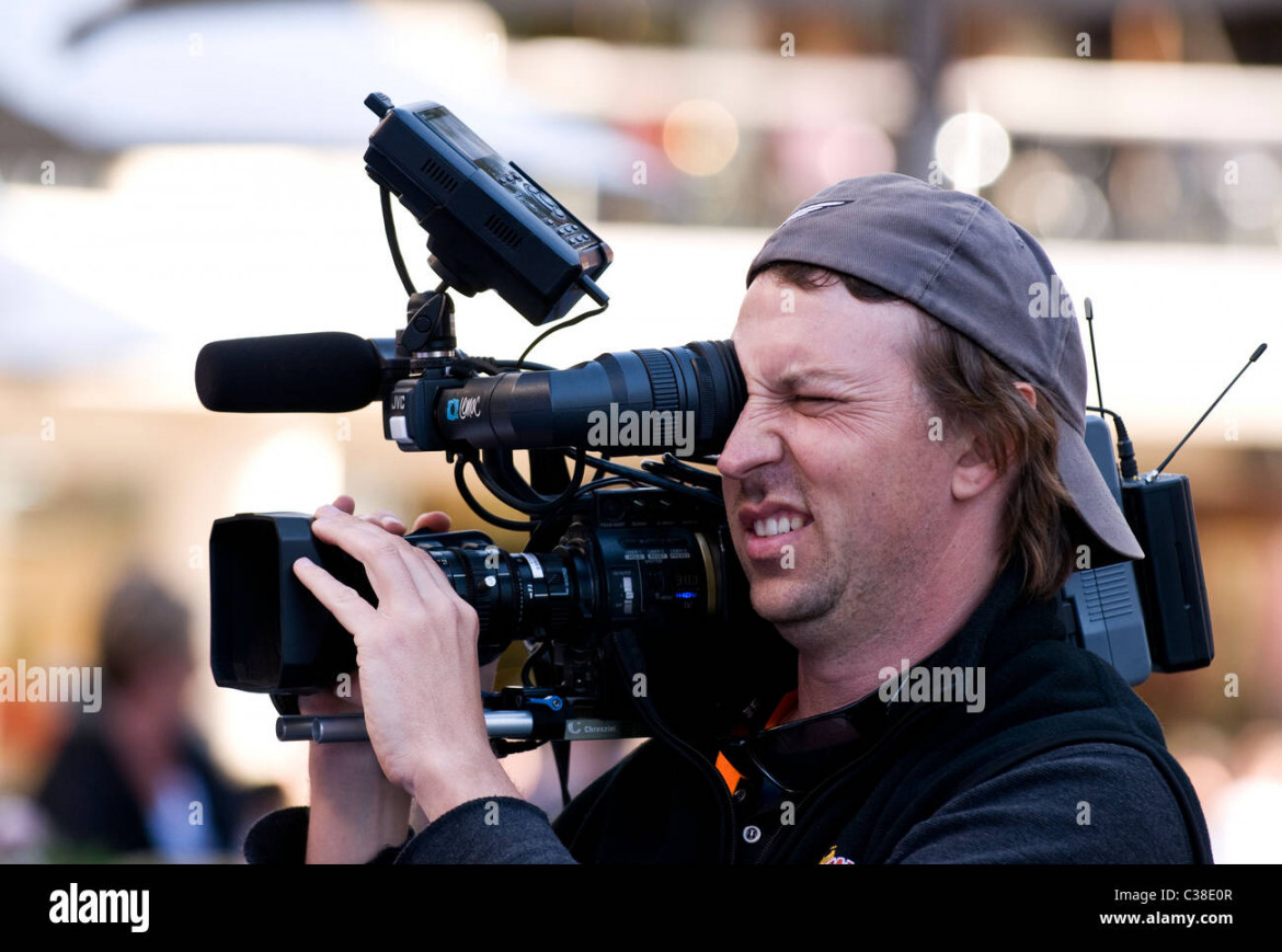 Film cameraman -Fotos und -Bildmaterial in hoher Auflösung – Alamy