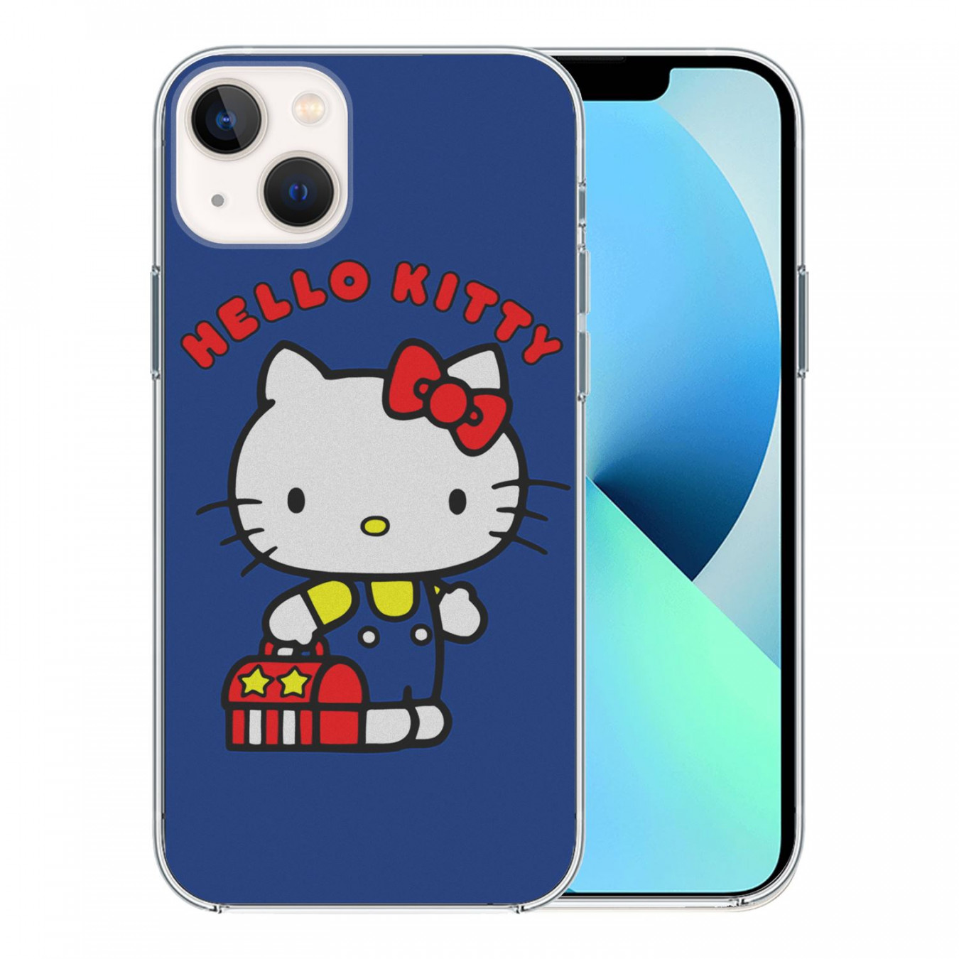 For Mobile Phone TPU Back Case Cover Hello Kitty Funny - T