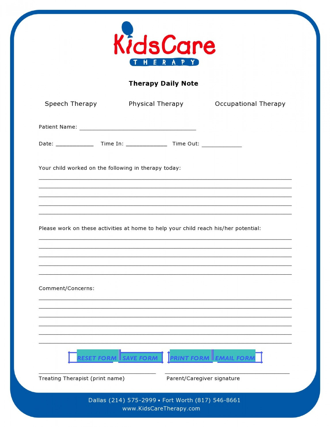 Free Therapy Notes Templates (Progress Notes) ᐅ TemplateLab