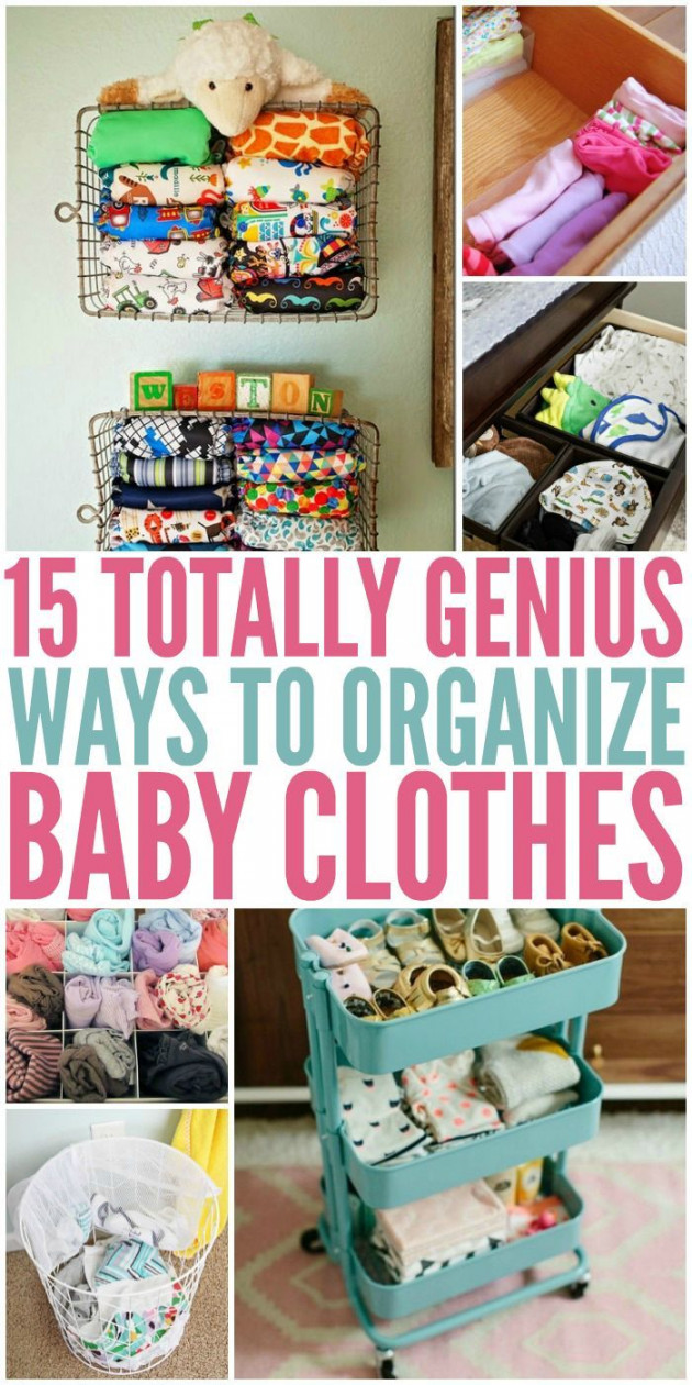 Genius Baby Clothes Organization Ideas To Use In Your Nursery