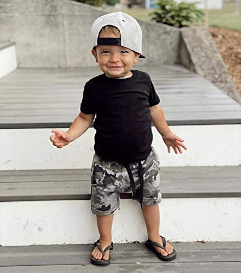 GOOCHEER Toddler Baby Boy Clothes Solid Linen Short Sleeve T-Shirt Tank  Tops Shorts Pants Pcs Summer Outfits Set