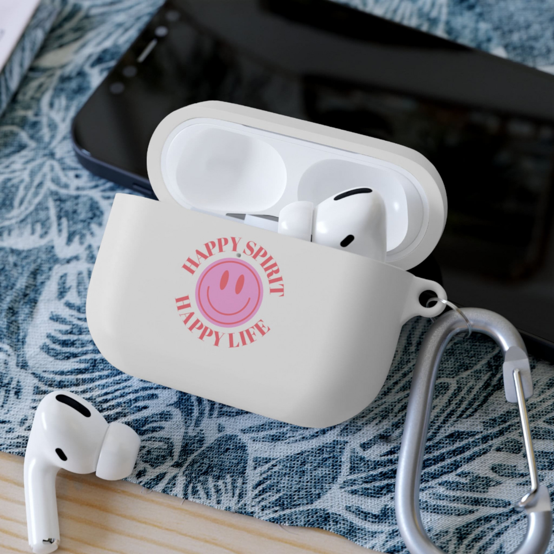 Happy Spirit Happy Life AirPods und AirPods Pro Case Cover