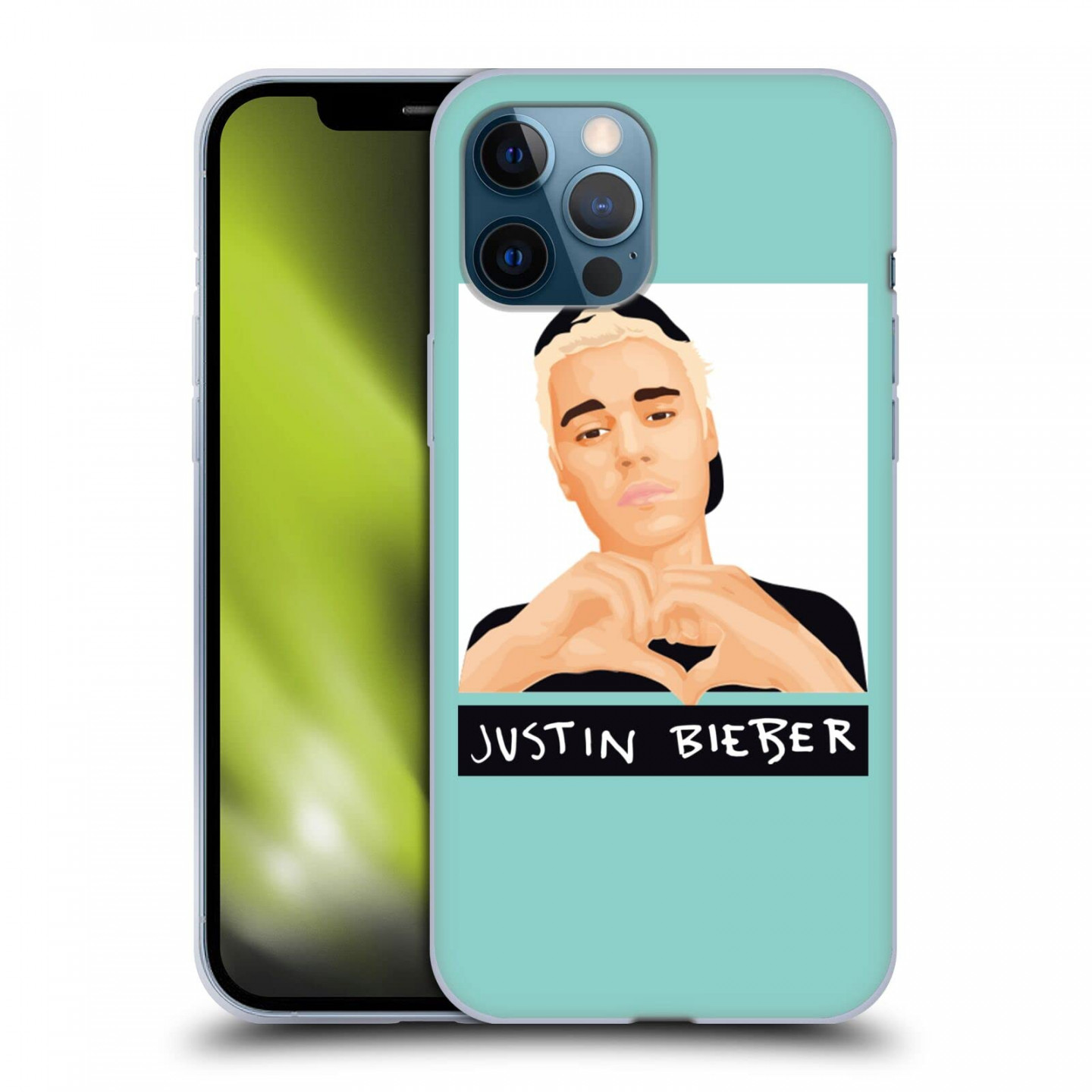 Head Case Designs Offizielle Justin Bieber Liebe Hand Zeichen Justmojis  Soft Gel Handyhülle Hülle kompatibel mit Apple iPhone  Pro Max