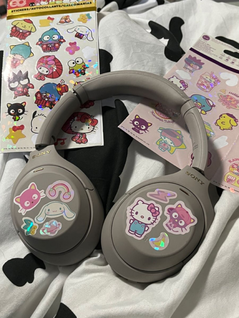 hello kitty sony headphones  Headphones, Cute headphones