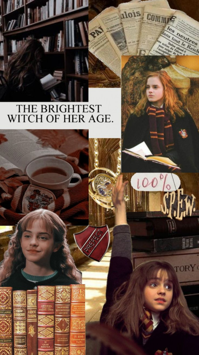 hermionegranger #hogwarts #harrypotter #aesthetic #wallpaper