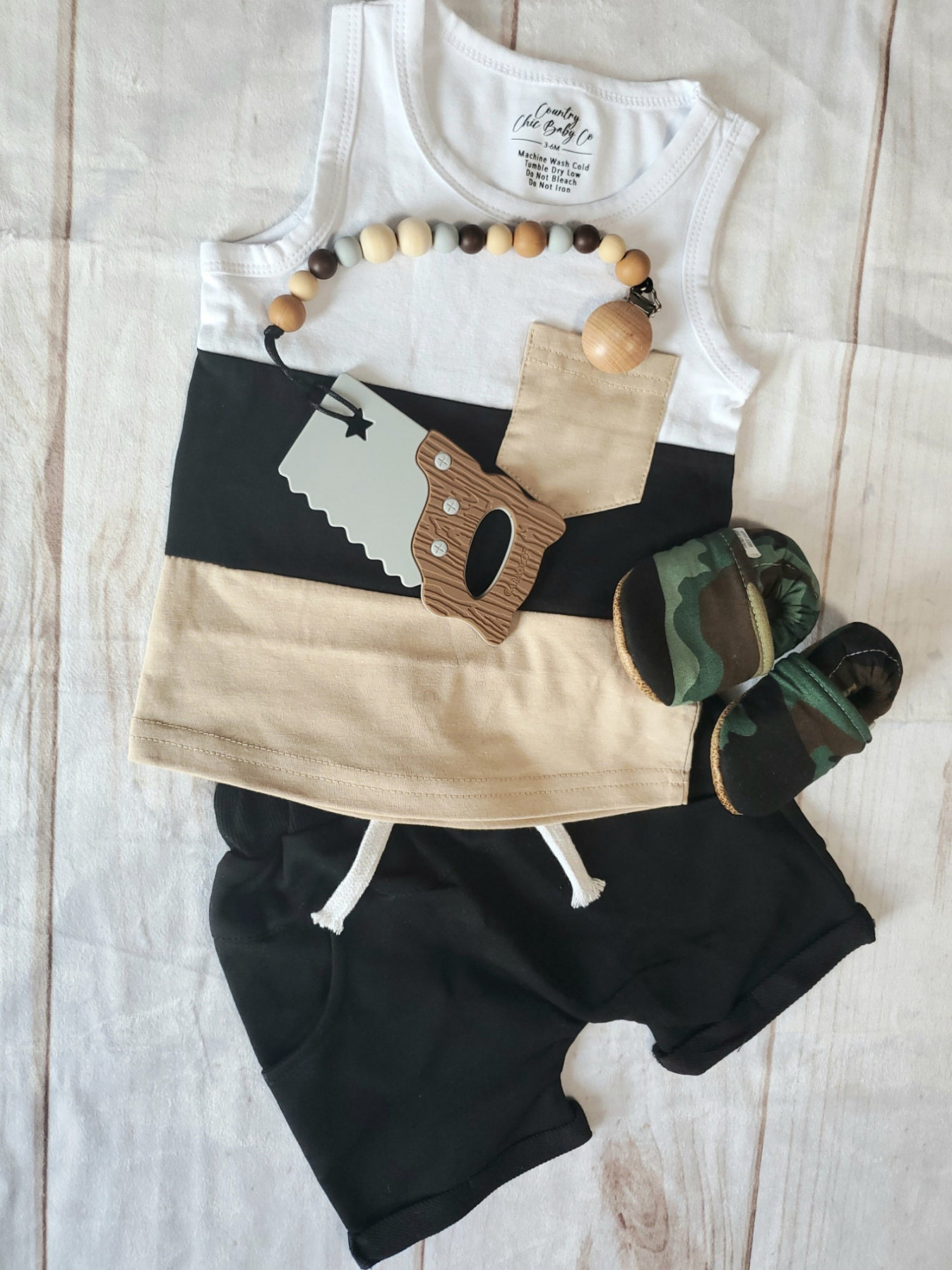 Infant Boys Summer Fit Black and Tan – Country Chic Baby Co