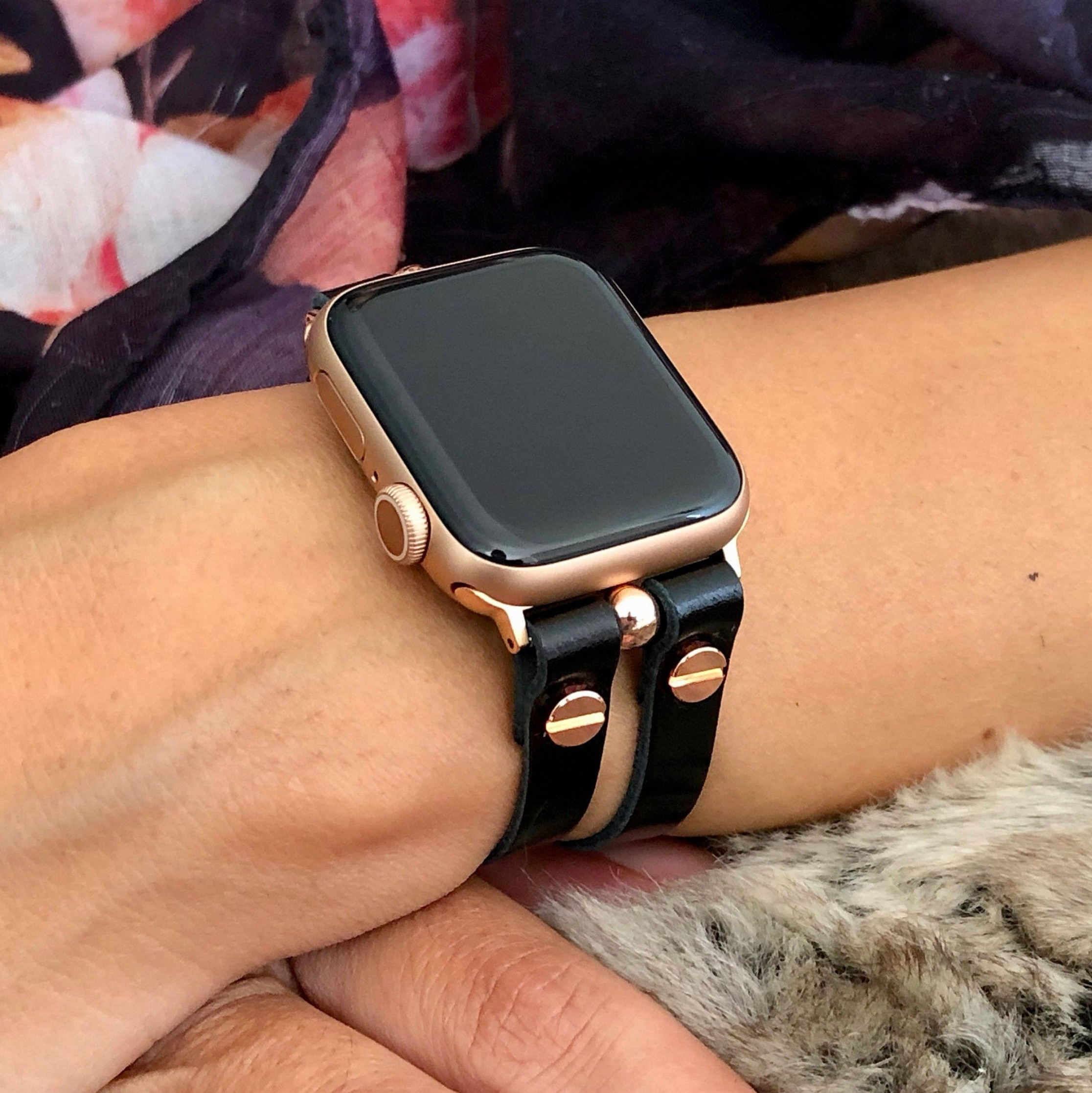 Italienisches Leder APPLE WATCH BAND Frauen iWatch Strap Armband