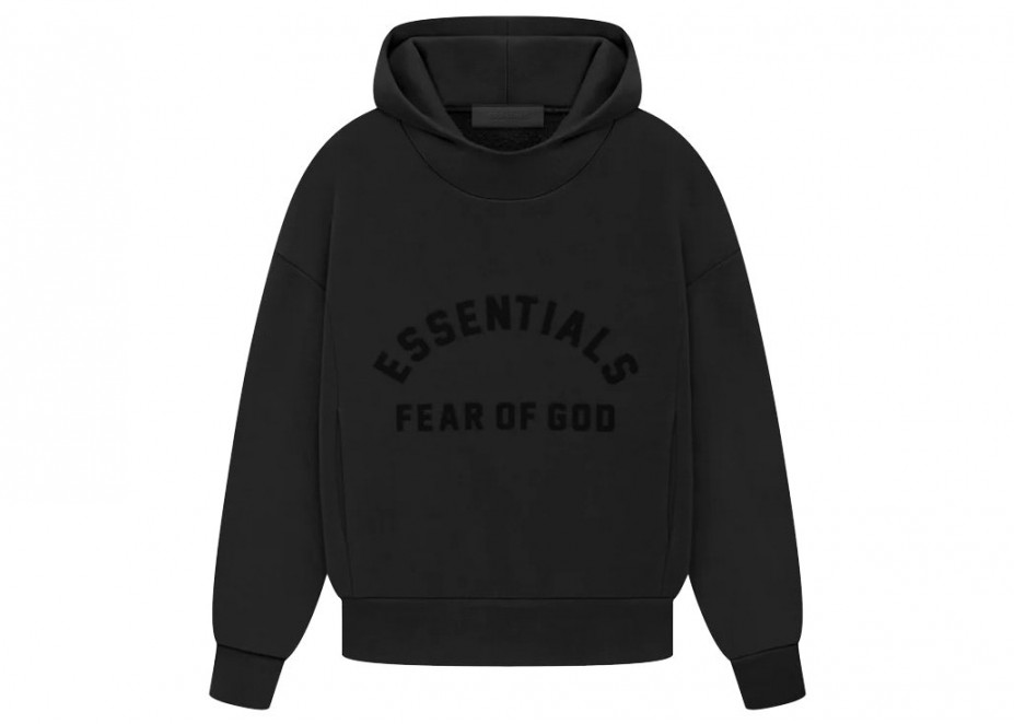 Kapuzenpullover Fear of God Essentials Kinder schwarz Für Kinder