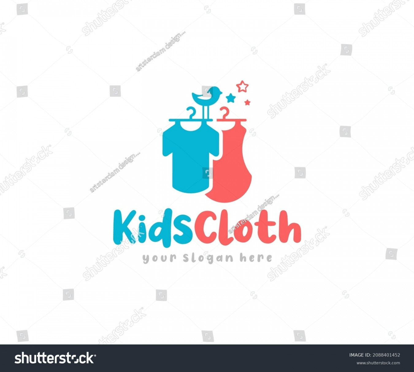 Kids Clothes Logo Photos, Images and Pictures