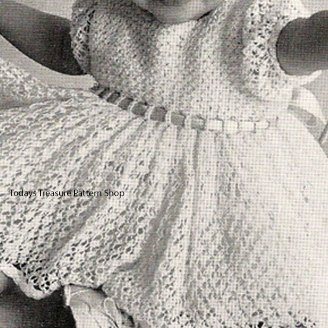 Lacy Crochet Baby Dress Pattern