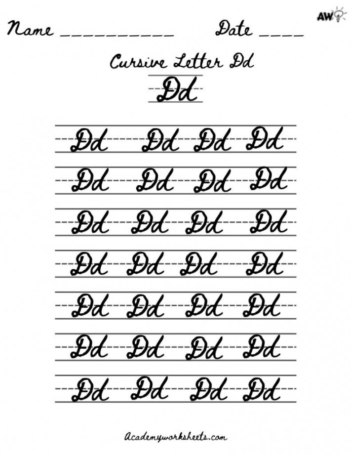 Learn to Write the Cursive Letter d like a Pro in Minutes