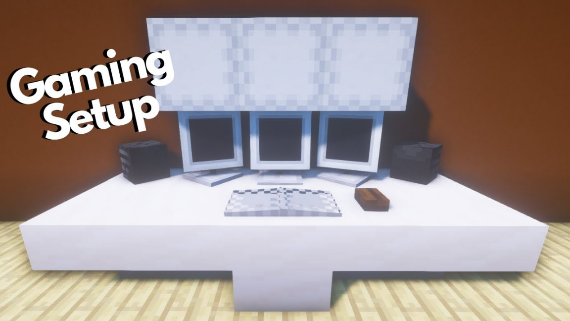 Minecraft: Gaming Setup Build Tutorial