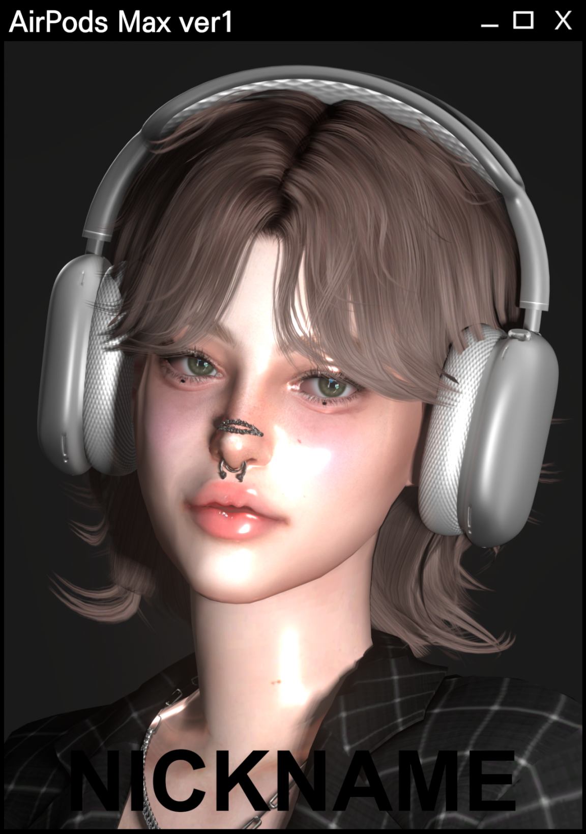 NICKNAME_sims - AirPods Max ver and ver