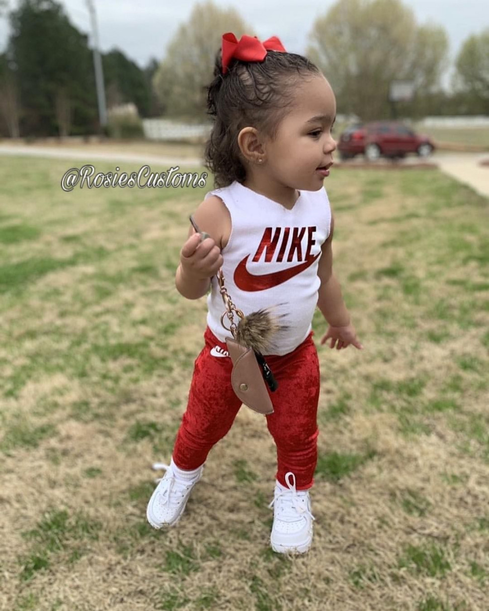 Nike Inspired Baby/ Toddler Outfit Set 😍😍 Link in Bio