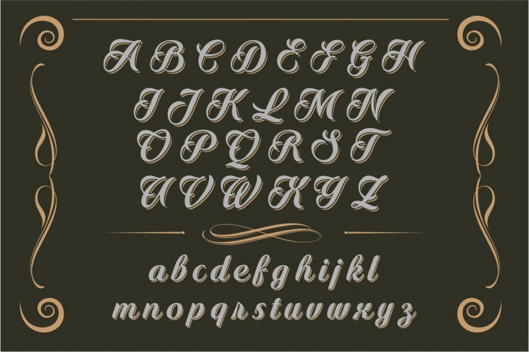 Old Style - Vintage Letters By Vintage Font Lab  TheHungryJPEG