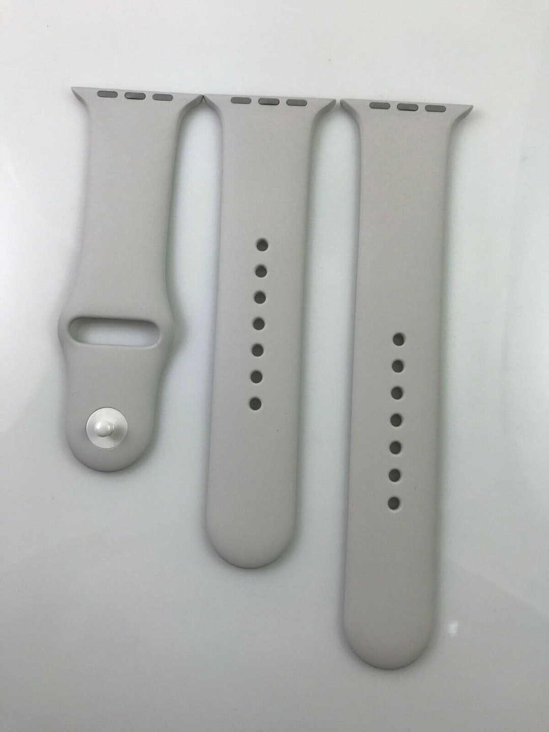 Original Apple Watch Sport Band mm mm MM Cloud Gray White