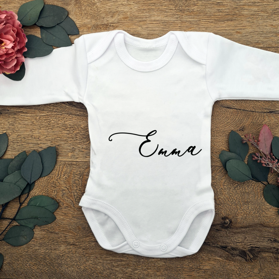 Personalised Baby Name Onesie – Momentous Little Things