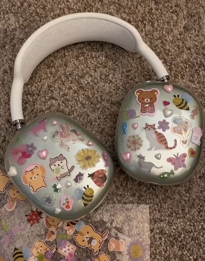 Pin by angelika🪽 on decorate  Headphone decoration, Cute