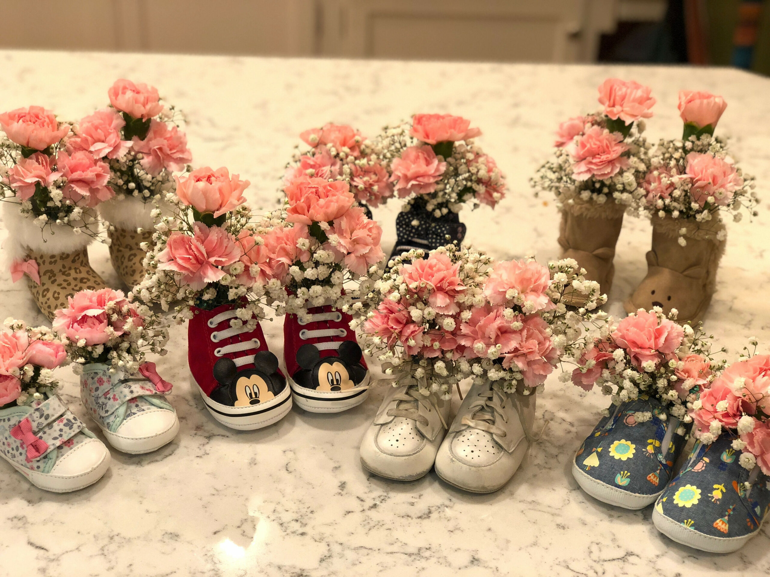 Pin by Jann Denlinger on Baby shower centerpieces baby shoes