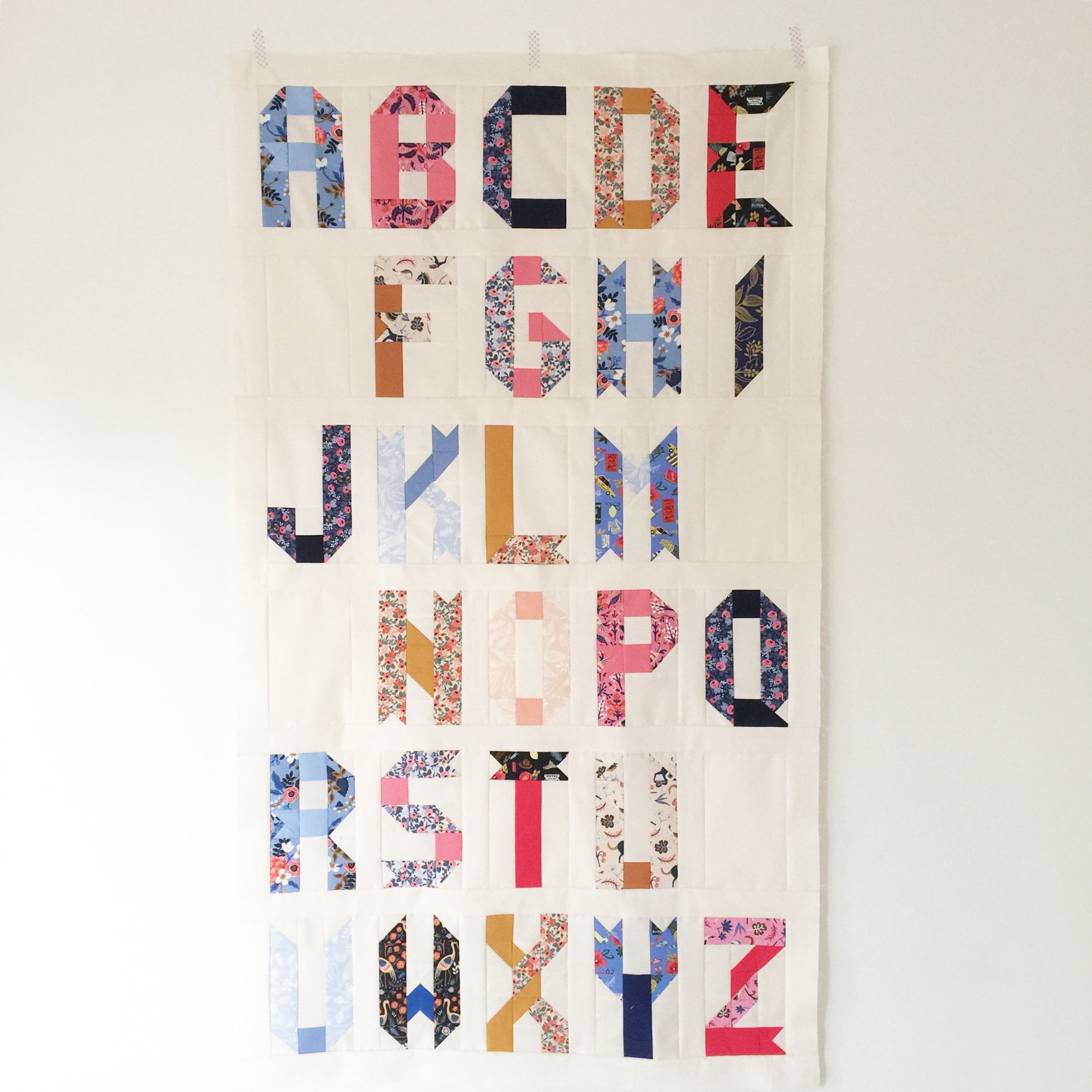 quilt letters font – Patch + Dot