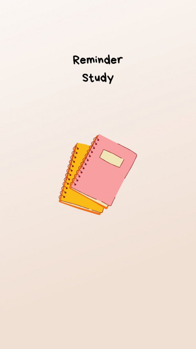 Reminder Study  wallpaper aesthetic  study motivation  Study