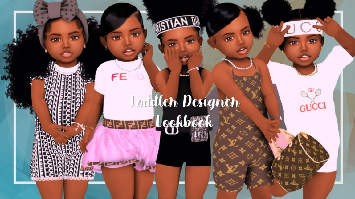 Sims  CAS  Toddler Designer Lookbook