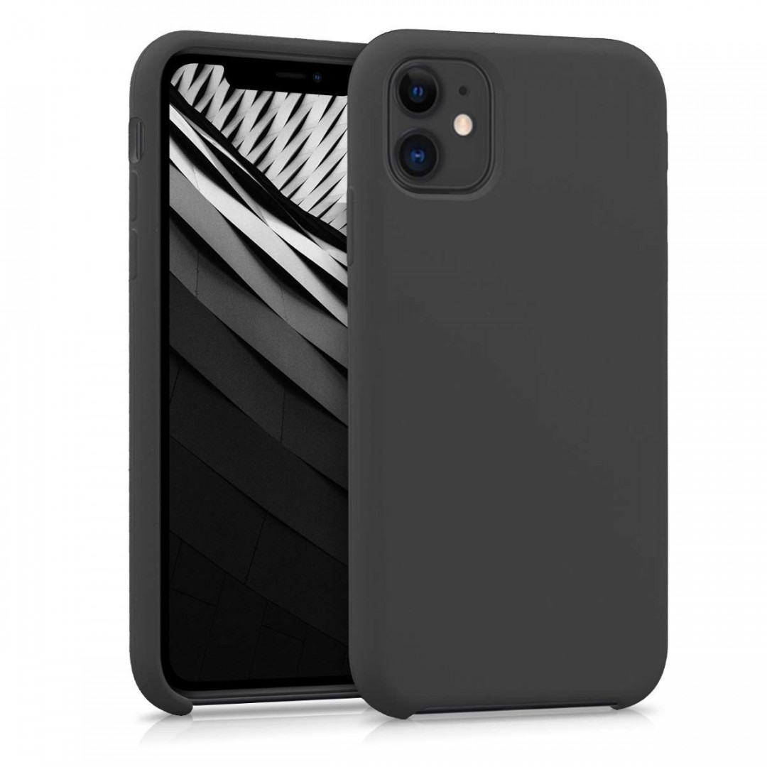 Softcase hoesje Apple iPhone  mat zwart kopen?  MobileSupplies