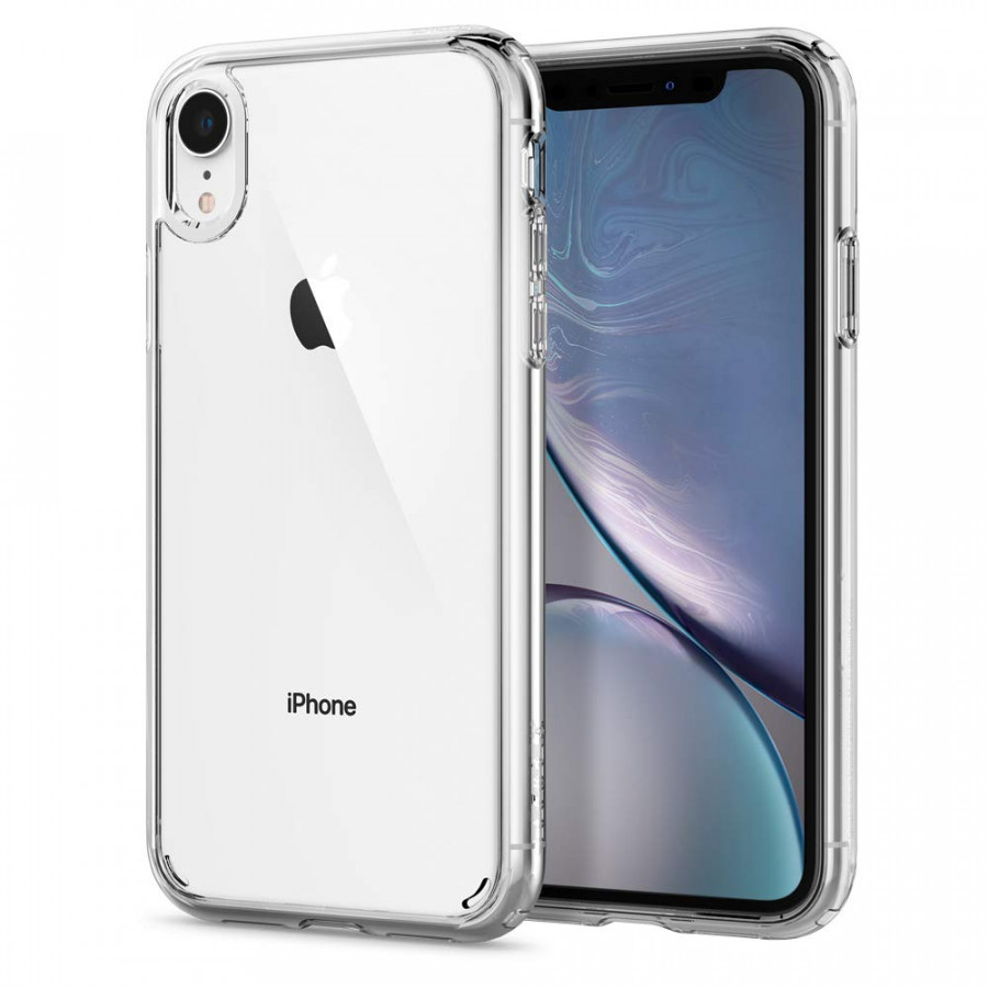 Spigen Ultra Hybrid Hülle Kompatibel mit iPhone XR -Crystal Clear