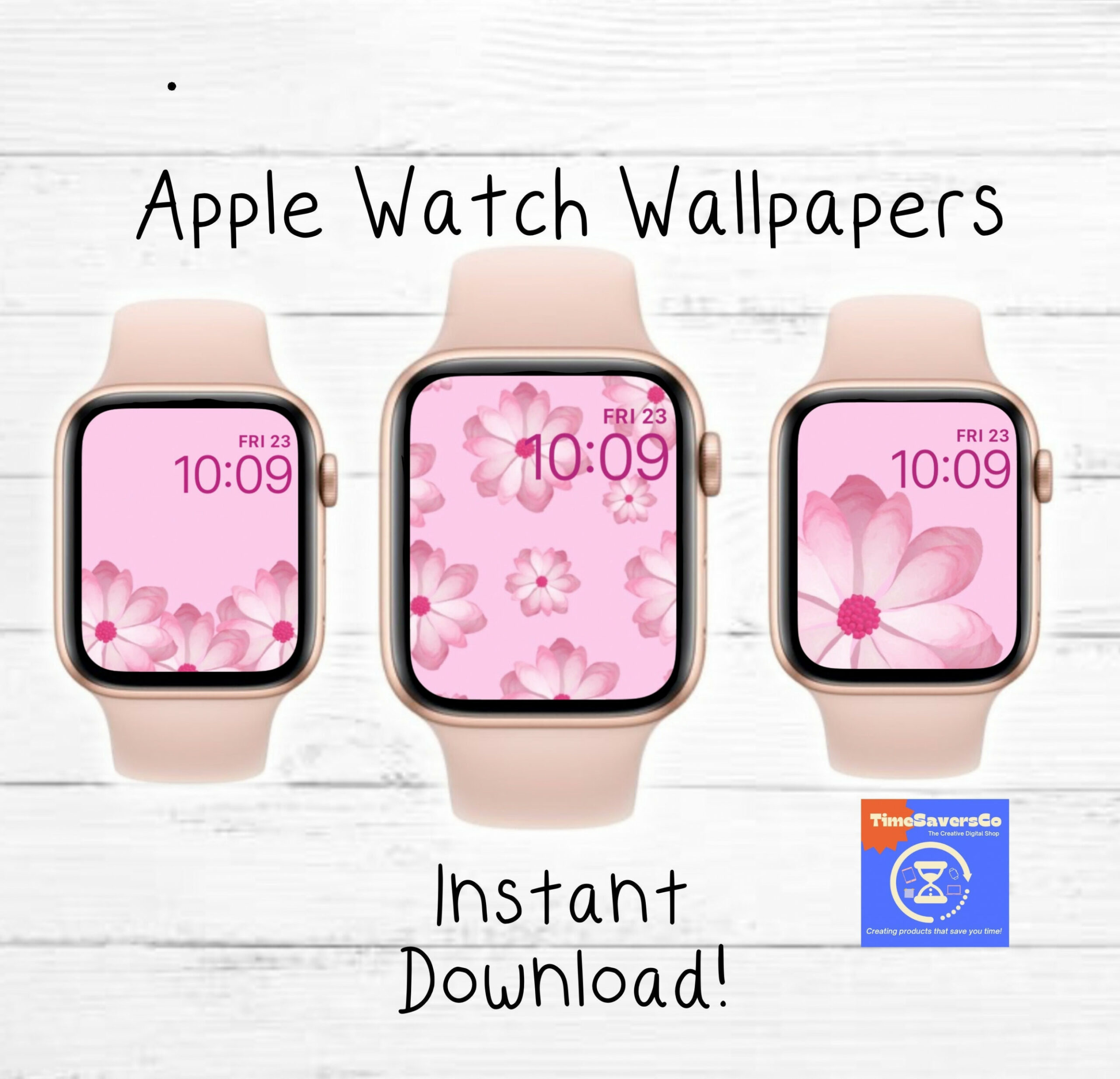 Süße Pink Apple Watch Wallpapers, Pink Floral Wallpaper, Apple