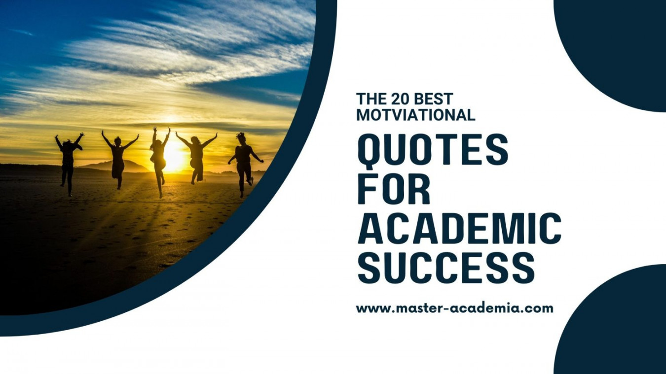 The  best motivational quotes for academic success - Master Academia