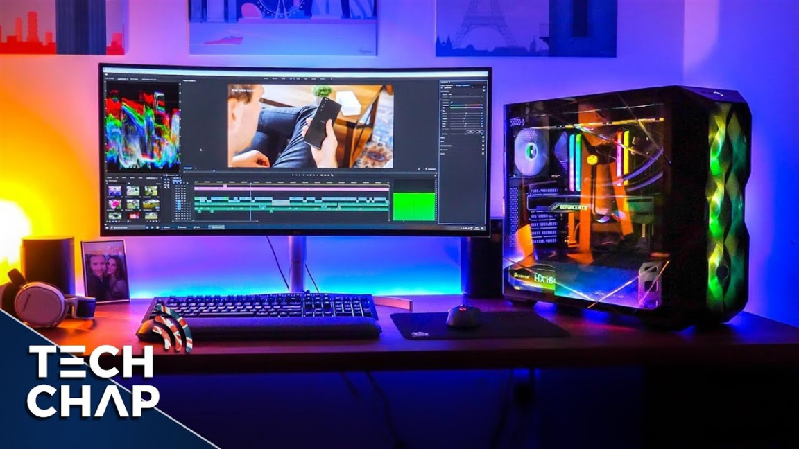 The Most POWERFUL Gaming & K Video Editing Setup!  The Tech Chap