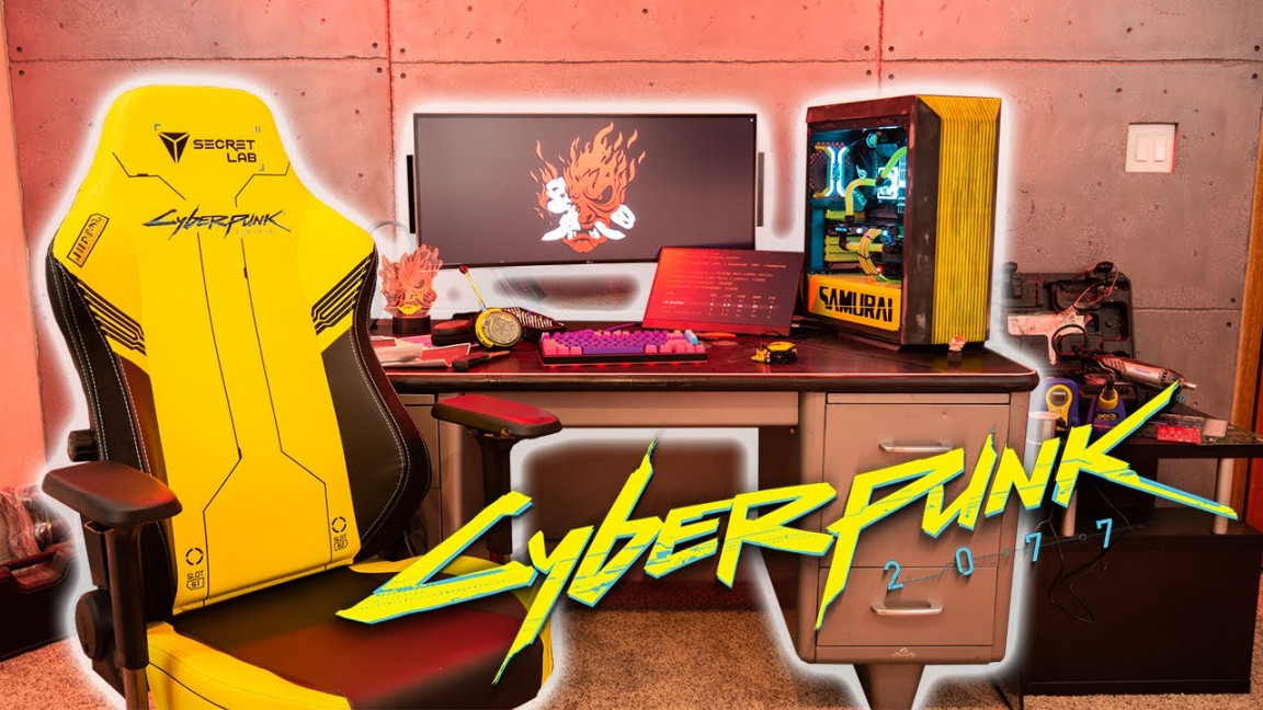 $ Ultimate Cyberpunk  PC Gaming Setup!  Time Lapse