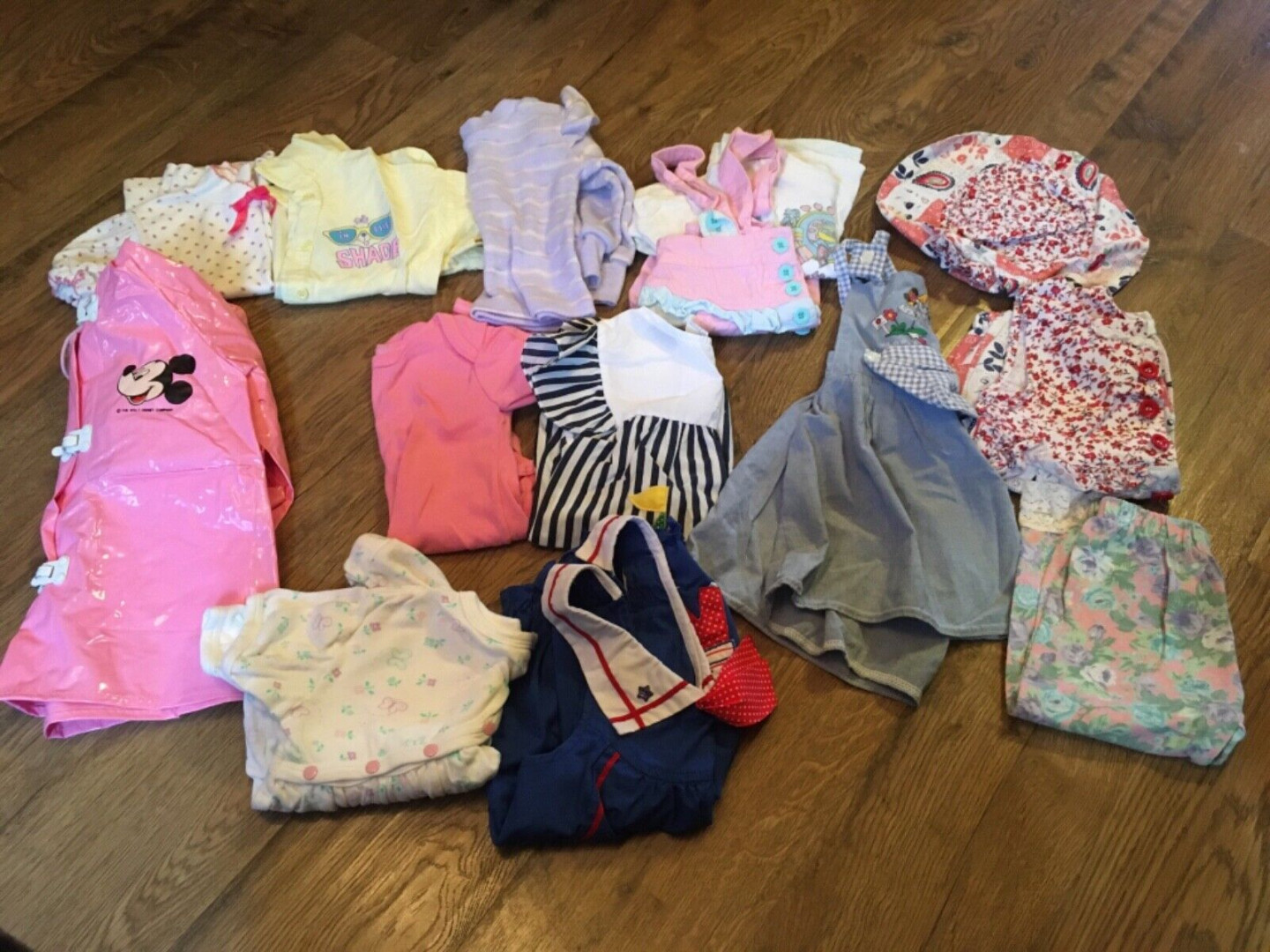 Vintage  Baby Girl Size  Months - T Clothes Lot of  Pcs