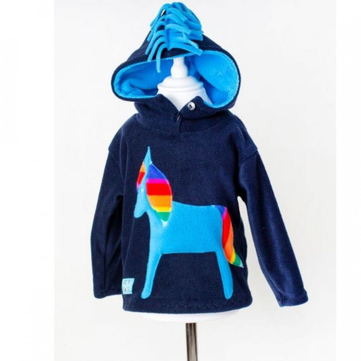 Wacky Clothing Navy Horse Hoodie  Kilkenny Design