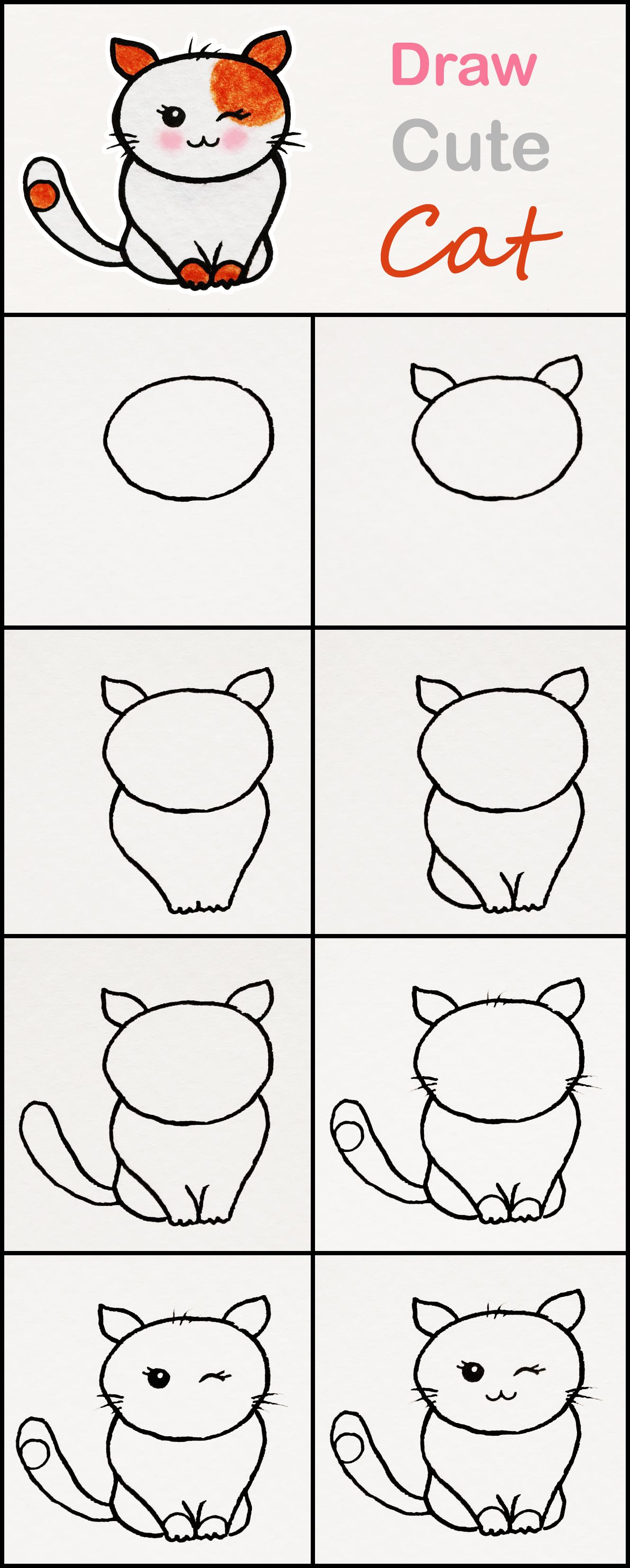 90 How To Draw A Cat 50