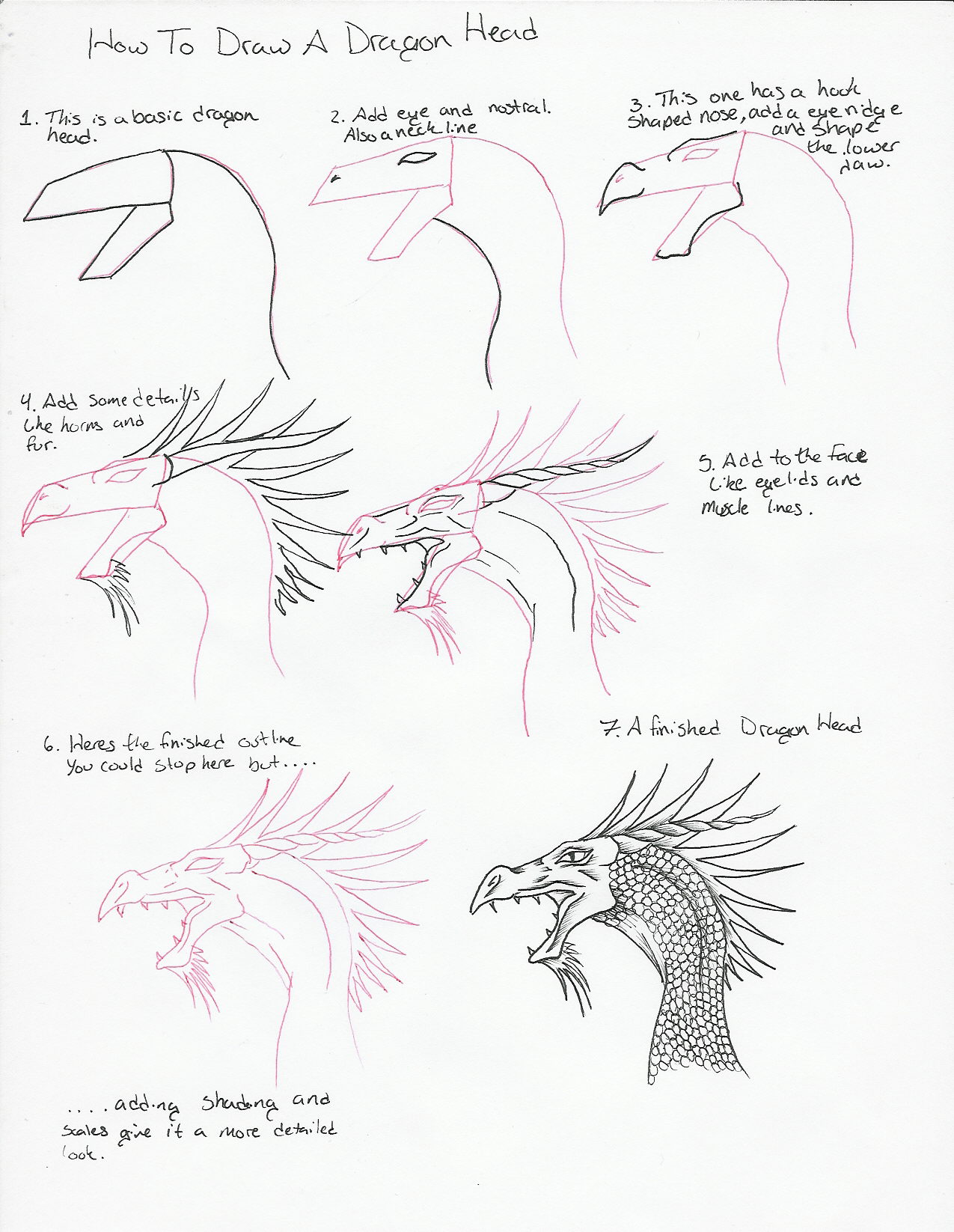 90 How To Draw A Dragon 76