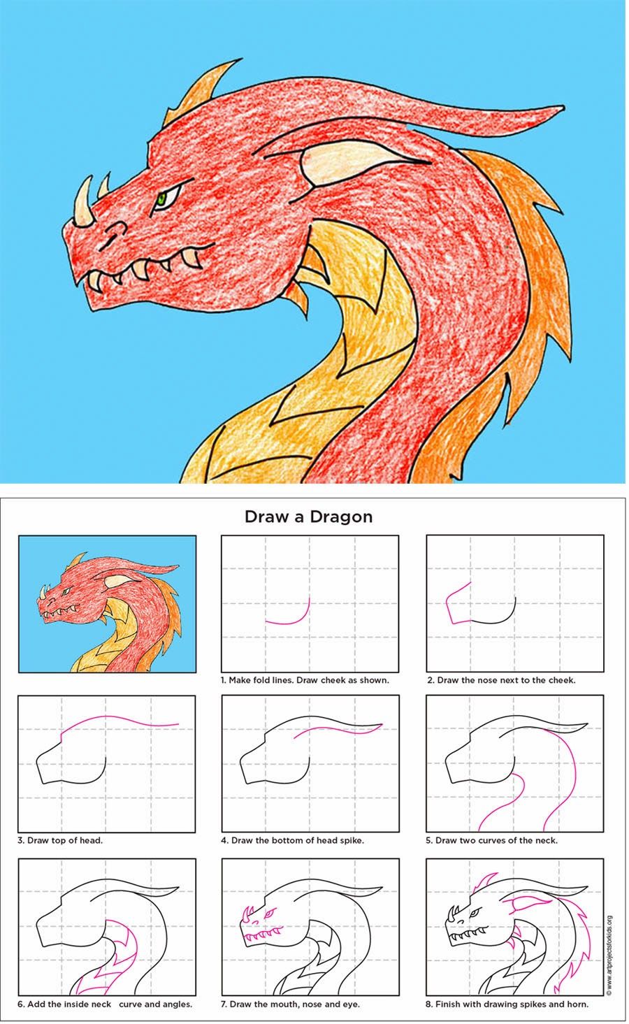 90 How To Draw A Dragon 80