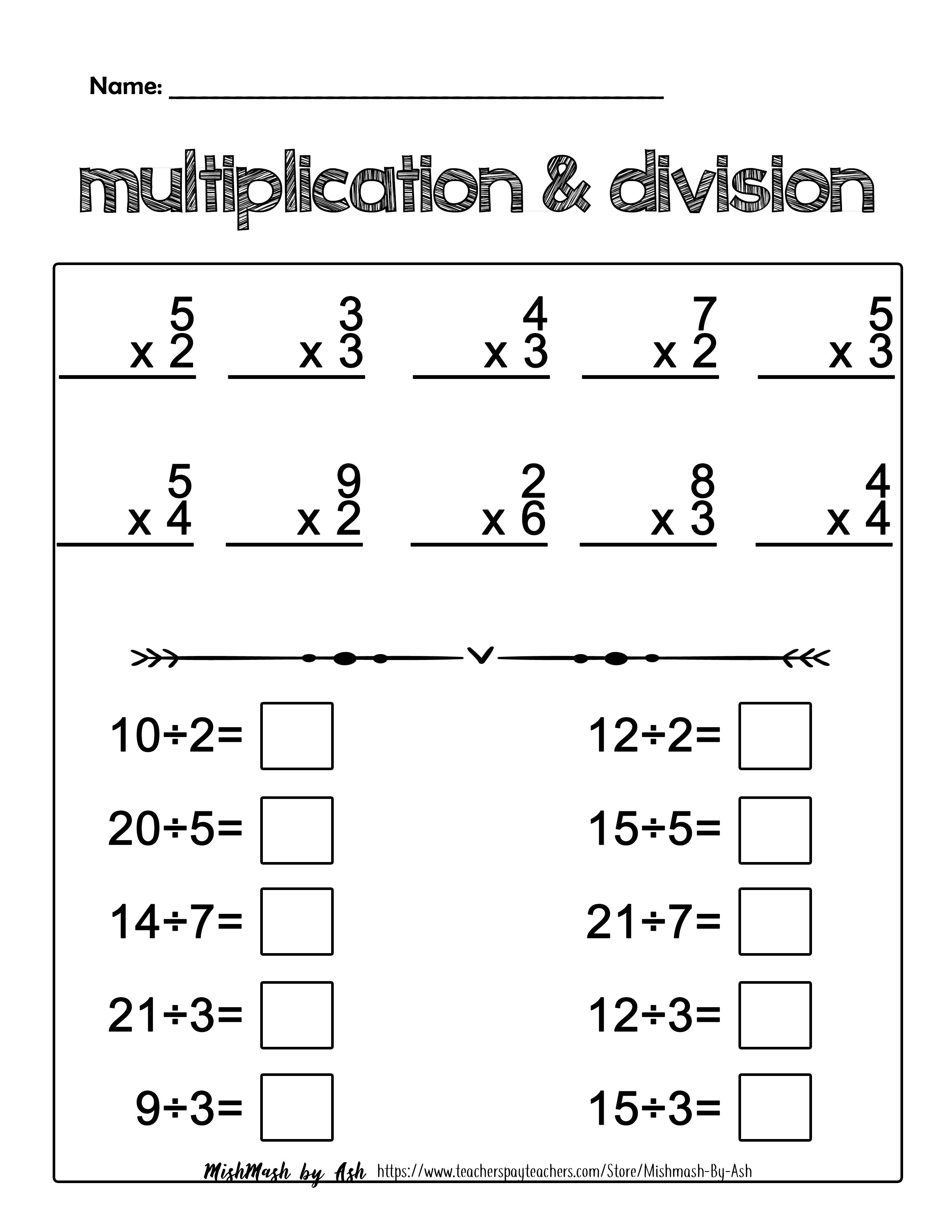 20 Printable Multiplication Worksheets 3Rd Grade