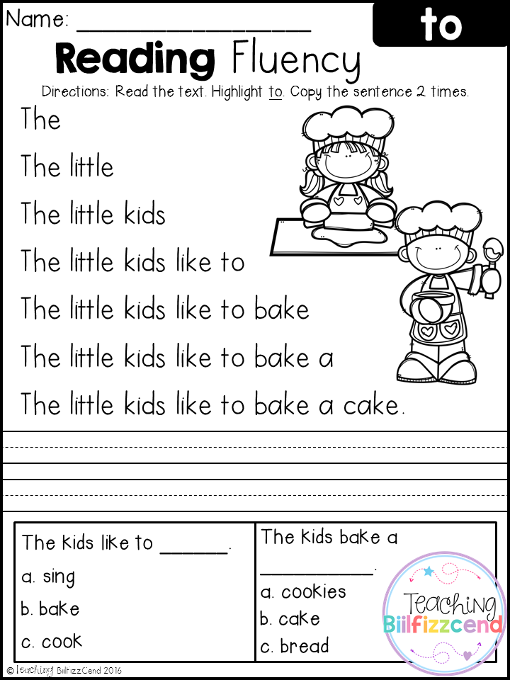 30 2Nd Grade Reading Fluency Worksheets