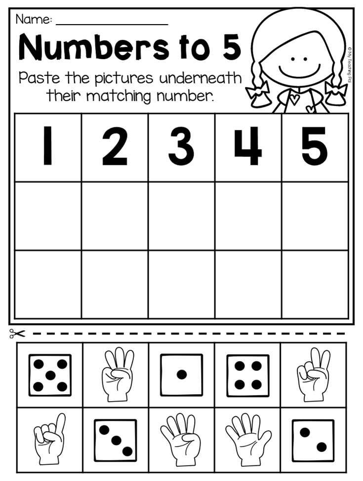 30 Numbers Worksheets Kindergarten Activities