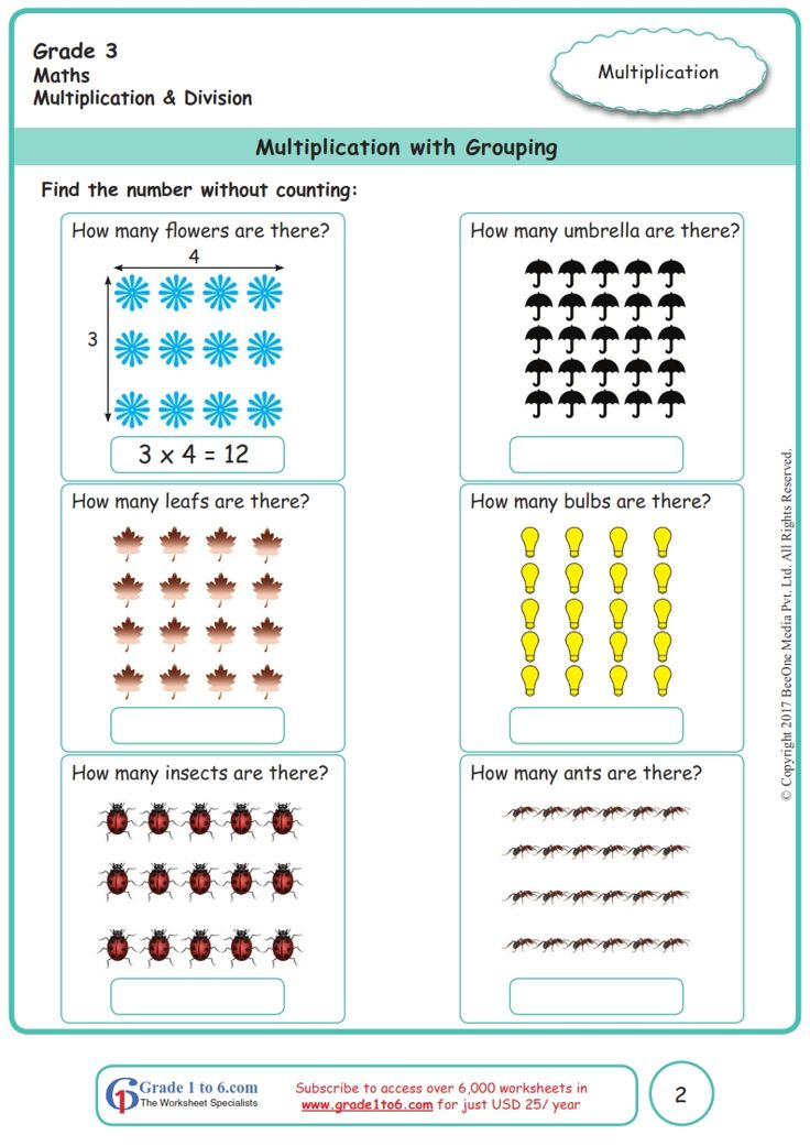 35 3Rd Grade Multiplication Worksheets With Answers