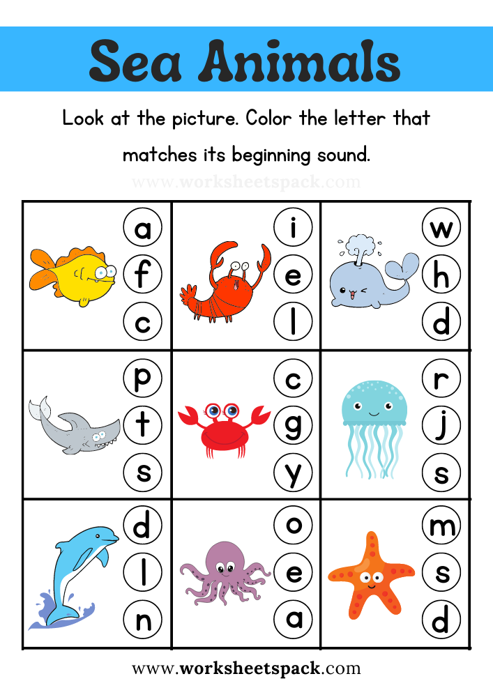 35 Animals And Their Sounds Worksheets Kindergarten