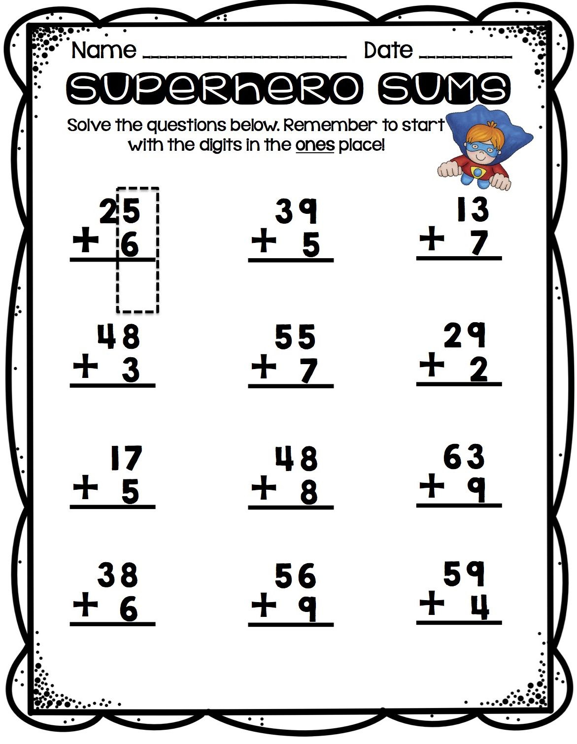 35 Grade 1 Addition Worksheets For Kids